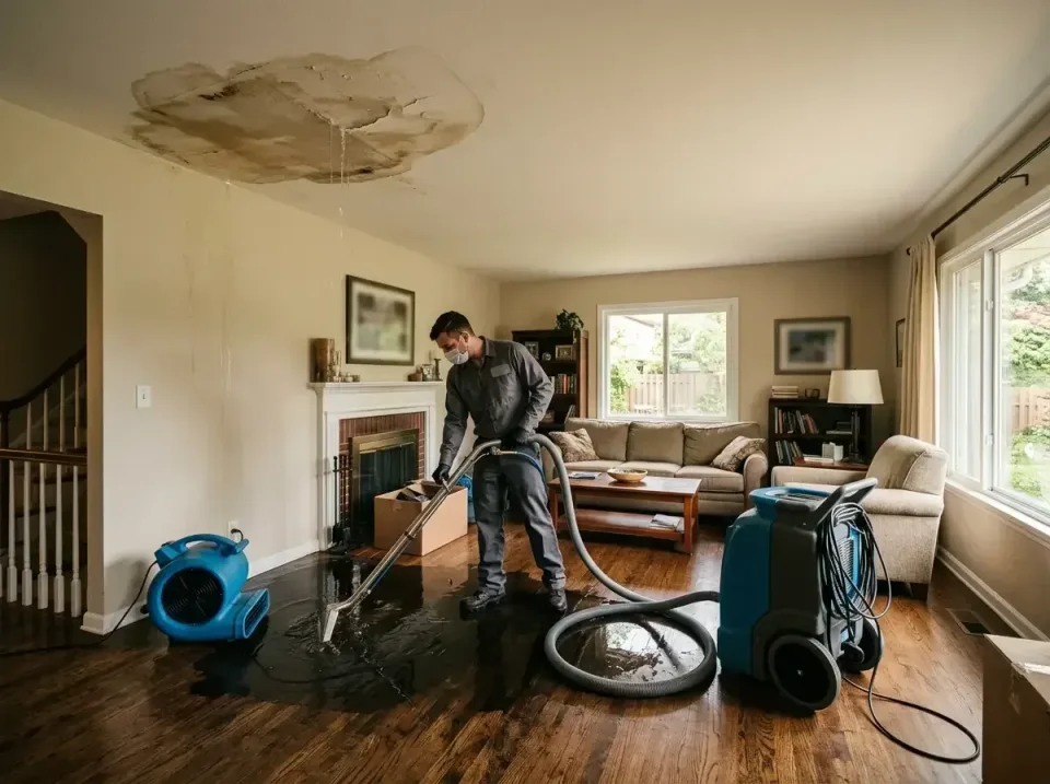 attic-pipe-burst-ceiling-drip-008 — frequently asked questions, Water Damage Restoration & Carpet Care in Frankfort, IN